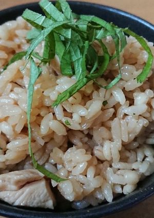 簡単な特徴もない炊き込みご飯-レシピのメイン写真