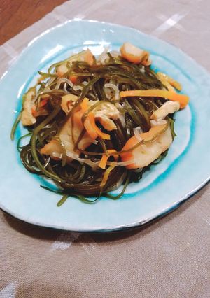 煮干し香る…切り昆布の煮物-レシピのメイン写真