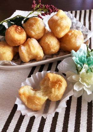 炭酸水で作る♡も〜〜っちもちドーナツ-レシピのメイン写真