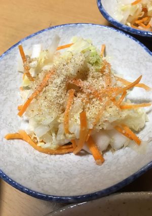 白菜と人参の甘酢和え-レシピのメイン写真