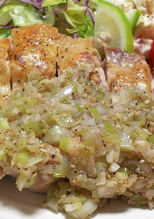 パリパリチキンのねぎ塩にんにく-レシピのメイン写真