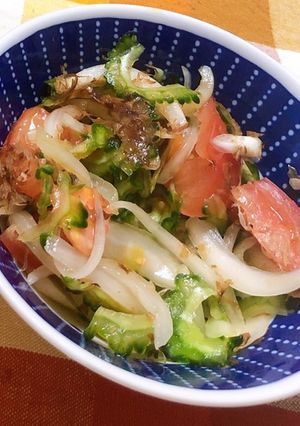 ゴーヤサラダ-レシピのメイン写真