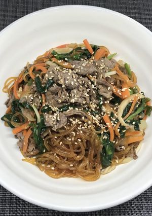 簡単☆乾燥こんにゃくパスタでチャプチェ-レシピのメイン写真
