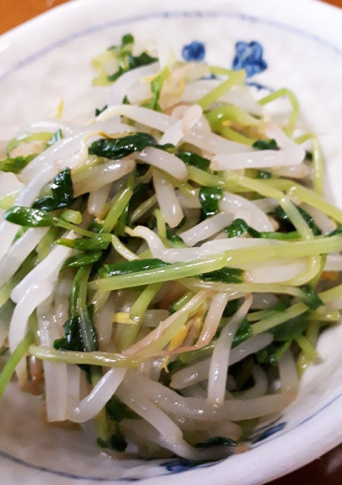 節約おかず☆もやしと豆苗のお浸し-レシピのメイン写真