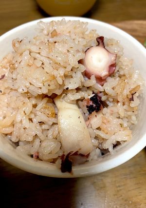 タコの炊き込みご飯-レシピのメイン写真