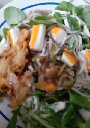 のこり蕎麦サラダ-レシピのメイン写真