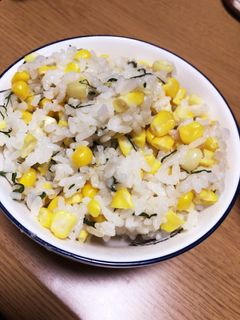 絶品☆大葉とうもろこし(とうきび)ご飯☆-レシピのメイン写真