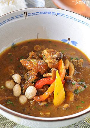 カルダモンとスパイスで牛すじ薬膳カレー♪-レシピのメイン写真