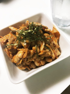ネバ辛ウマっっな冷製豚キムチ!納豆も!-レシピのメイン写真