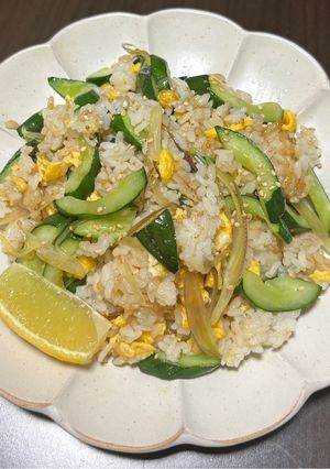 夏野菜チャーハン-レシピのメイン写真