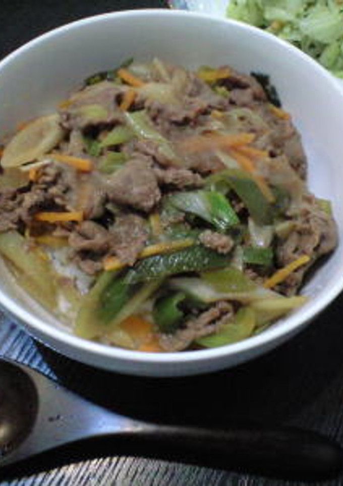 和風ステーキ丼的な牛丼♪-レシピのメイン写真