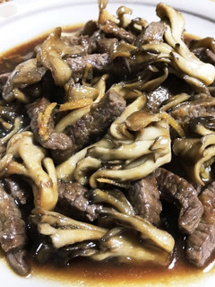 牛肉と舞茸の甘辛炒め-レシピのメイン写真