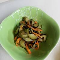 蒸し茄子人参きゅうりの簡単ナムル｜旬を味わう（お手軽レシピ