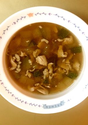 麦茶を出汁にした冬瓜と豚肉のスープ-レシピのメイン写真