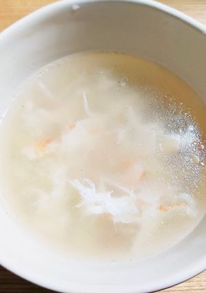 超簡単！余った卵白で淡雪中華スープ♪-レシピのメイン写真