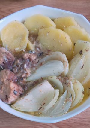じゃがいもと玉葱の鯖缶煮-レシピのメイン写真