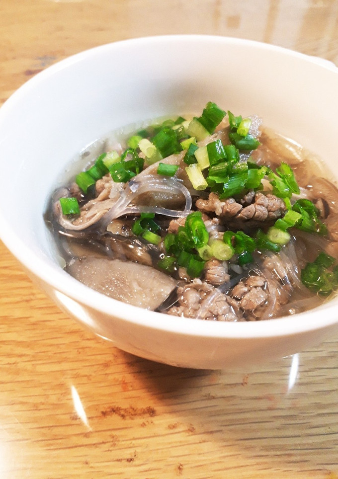 牛肉とごぼうと春雨の食べるスープ★-レシピのメイン写真