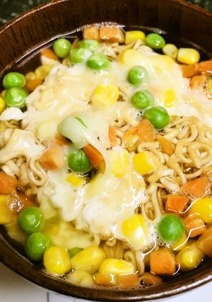 おやつラーメン●チーズ&野菜ミックス-レシピのメイン写真