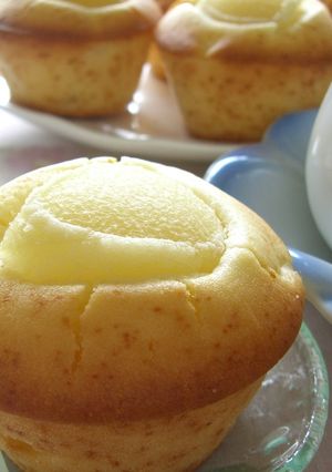 白桃の米粉マフィン-レシピのメイン写真