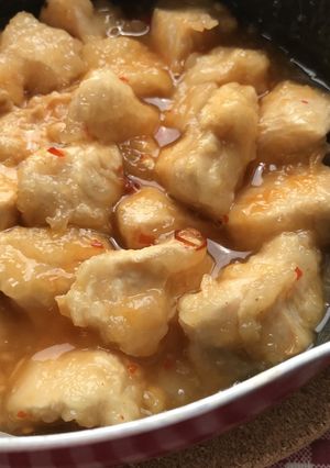 鶏胸肉ふんわりスイートチリソース煮 覚書-レシピのメイン写真