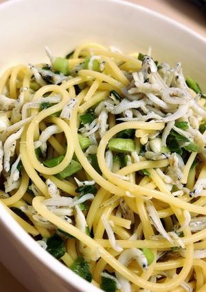 しらすとネギのパスタ-レシピのメイン写真