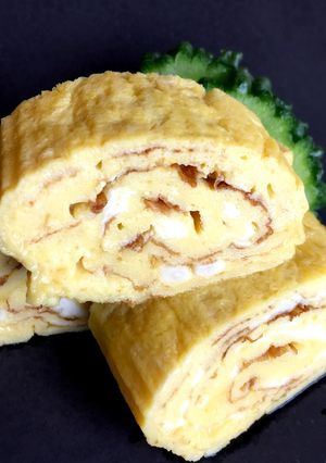 厚焼き卵 材料3つで 卵焼き お弁当-レシピのメイン写真