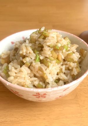 アスパラごはん-レシピのメイン写真