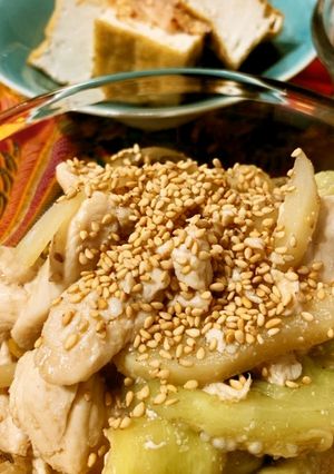 鶏むね肉とナスのさっぱり和え-レシピのメイン写真
