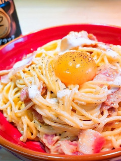 シーザードレッシングでカルボナーラ❤️-レシピのメイン写真