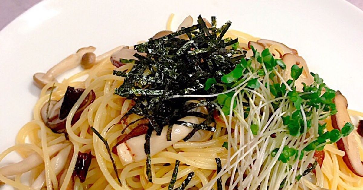 きのこ たくさん！ガーリック和風パスタ by かっちゃん杉