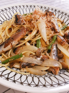 簡単☆和風いわし缶パスタ-レシピのメイン写真