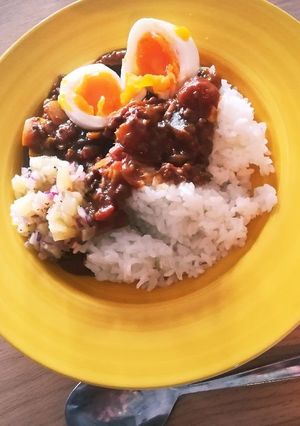 夏野菜とパイナップルのキーマカレー-レシピのメイン写真