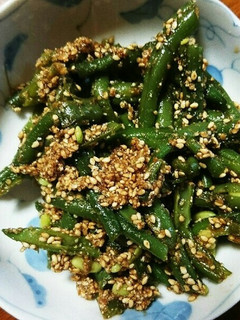お弁当に、いんげんのごま和え-レシピのメイン写真