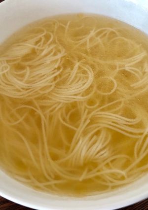 超簡単！そうめんで具なし酸辣湯麺風-レシピのメイン写真