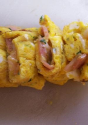 ベーコンパセリの卵焼き-レシピのメイン写真