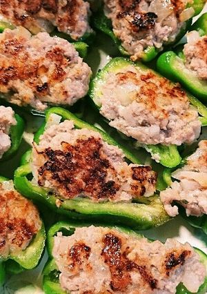 ピーマンの肉詰め-レシピのメイン写真