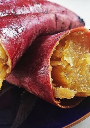 伊賀土鍋のタジンで作る焼き芋-レシピのメイン写真