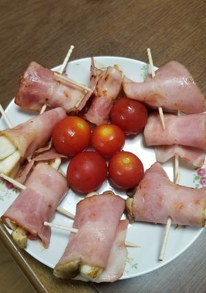 えりんぎのベーコンまき-レシピのメイン写真