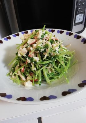 豆苗と豆腐のナムルサラダ-レシピのメイン写真