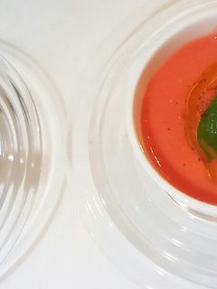 冷凍トマトの冷製スープ-レシピのメイン写真