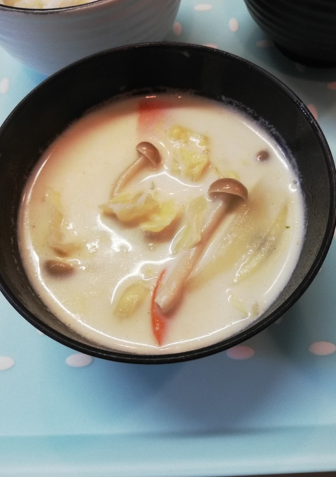 ほっこり和風味噌スープ♪-レシピのメイン写真