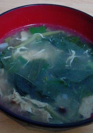 モロヘイヤの中華スープ-レシピのメイン写真