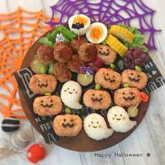 A picture of 簡単&可愛いハロウィンランチ☆キャラ弁.