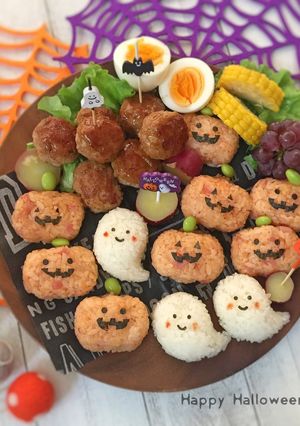 簡単&可愛いハロウィンランチ☆キャラ弁-レシピのメイン写真