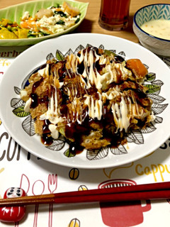 余ったカレーとお好み焼き-レシピのメイン写真