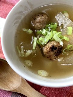 冬瓜とつくねの生姜スープ-レシピのメイン写真
