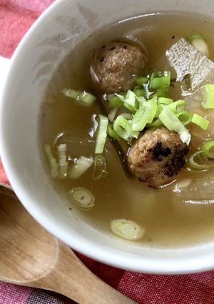 冬瓜とつくねの生姜スープ-レシピのメイン写真
