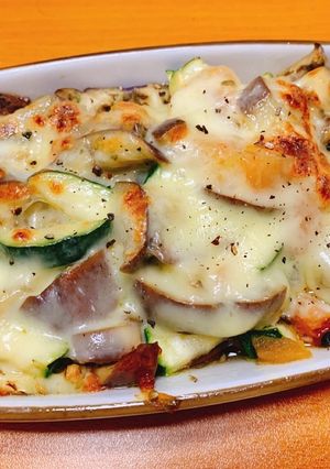 夏野菜のごろごろチーズ焼き-レシピのメイン写真
