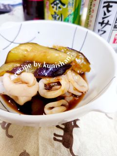 イカとナスのオイスターソース炒め♪-レシピのメイン写真
