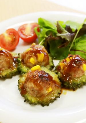 ゴーヤの肉詰め-レシピのメイン写真